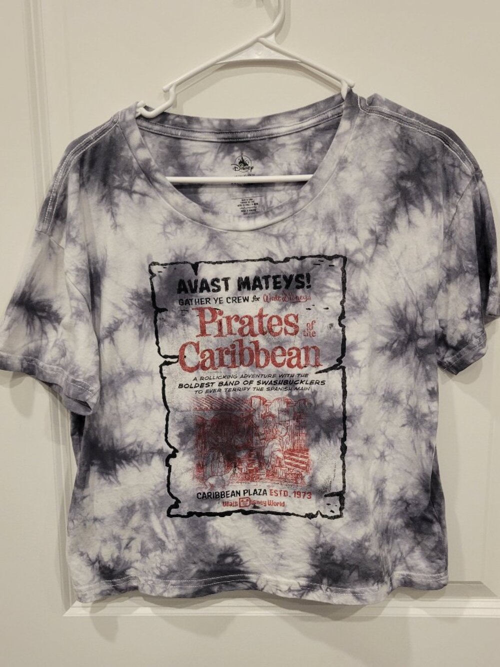 Walt Disney World Pirates of the Caribbean Tie Dye Graphic Tee
